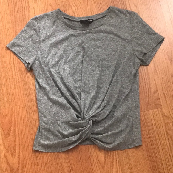 Aqua Tops - AQUA brand gray T-shirt